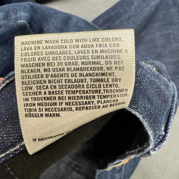 Citizens of Humanity Jeans Mens 32 (33x29 ACTUAL) Evans Relaxed Fit Blue Denim - Picture 9 of 11